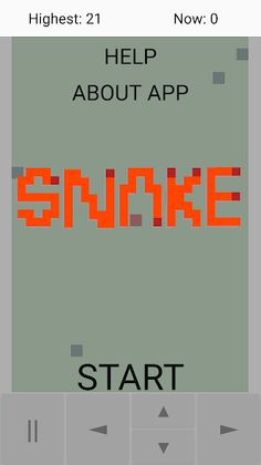 Old-school Snake - Screenshot 1