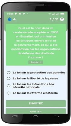 Quiz Eswatini - Screenshot 3