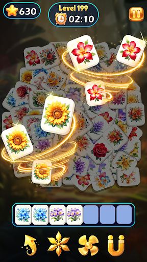 Mystical Flower - Match Tiles - Screenshot 3