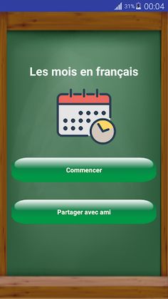 Les mois en français - Screenshot 1