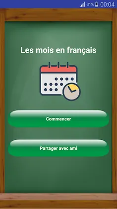Les mois en français - Screenshot 1