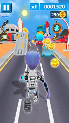 Subway Run Space Surf Run - Screenshot 2