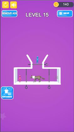 Pin Rescue - Pull Pin game - Screenshot 1