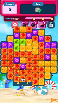 Summer Splash Match-3: Free Pu - Screenshot 4