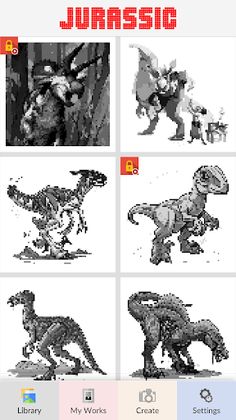 Jurassic Raptor Coloring Book - Screenshot 1