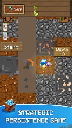 Mine Deeper - Gem Mining Idle - Screenshot 1
