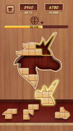 Wood Block Jigsaw Brain Puzzle - Screenshot 2