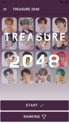 TREASURE 2048 Game - Screenshot 1