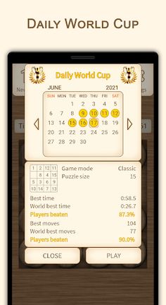 15 Puzzle (Game of Fifteen) - Screenshot 3