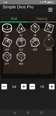 Simple Dice Pro - Screenshot 1