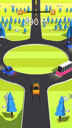 Traffic Car Run 2D : Car games - Screenshot 3