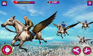 Flying Horse Police Chase Sim - Screenshot 3