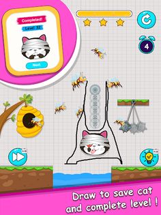Cat Rescue: Draw To Save - Screenshot 3