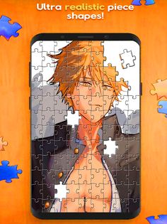 Denji Chainsaw Jigsaw Puzzle - Screenshot 1