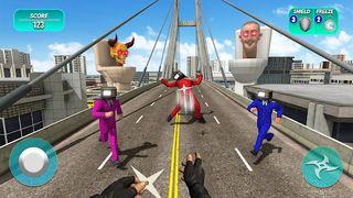 Hero Rope Monster Toilet Games - Screenshot 1