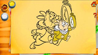 Coloring alice in wonderland - Screenshot 3