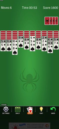 Spider Solitaire - Screenshot 2