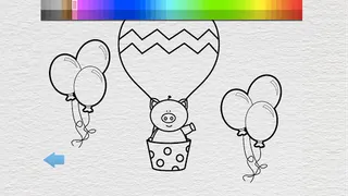 Balloons Coloring - Screenshot 2