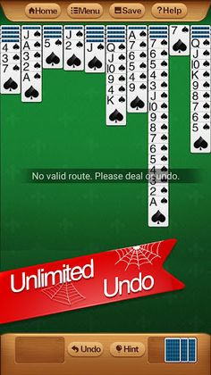Classic Spider Solitaire Game - Screenshot 4