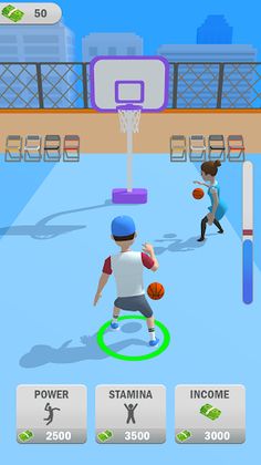 Super BasketBall : Goal Battle - Screenshot 2