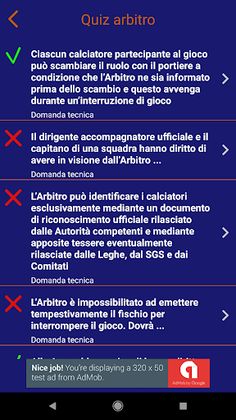 Quiz Arbitro AIA - Screenshot 2