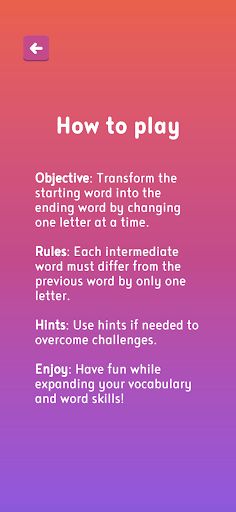 Word Ladder - Screenshot 3