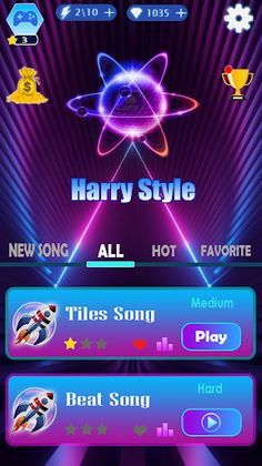 Harry Style Tiles Hop - Screenshot 1