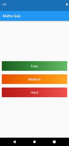 Maths Quiz - Screenshot 1