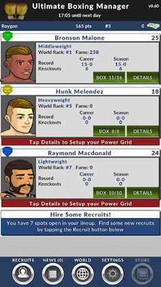 Ultimate Boxing Manager - Screenshot 1