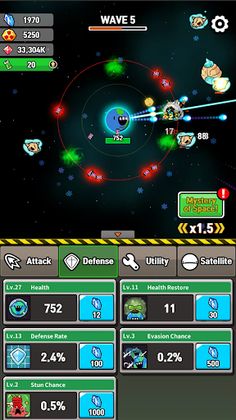 Earth Defense : Idle RPG - Screenshot 3