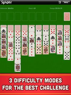 Spider Solitaire - Screenshot 4
