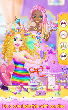 Sweet Princess Candy Makeup - Screenshot 3