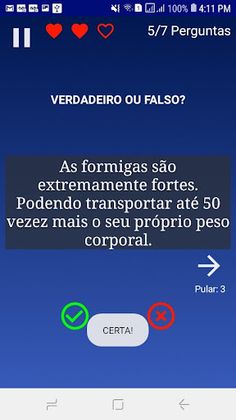 Verdadeiro ou Falso? - Screenshot 2