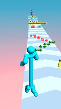 Tall Man Run 3D:Bubble Master - Screenshot 2