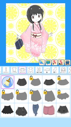 Avatar maker : girl anime cute - Screenshot 2