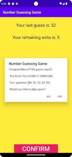 Number Guessing Game - Screenshot 3