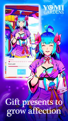 Yomi Gardens - Anime Idle Sim - Screenshot 3