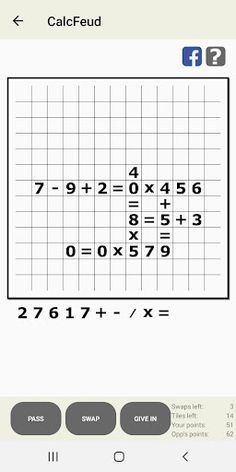 CalcFeud - Screenshot 1