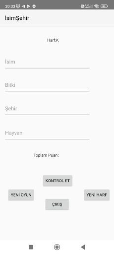 İsimŞehir - Screenshot 2