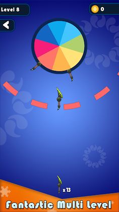 Knife Hit : Rainbow Archery - Screenshot 3