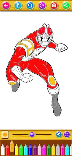 Rangers Hero Coloring Power g - Screenshot 1