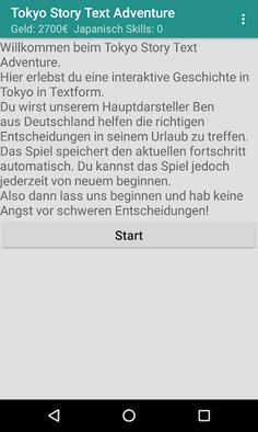 Tokyo Story Text Adventure - Screenshot 1