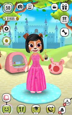 My Talking Lady Dog - Screenshot 1