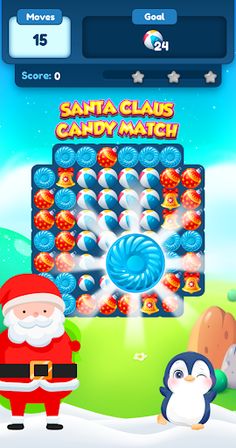 Santa Claus Candy Match - Chri - Screenshot 3