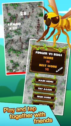 Finger vs bugs: fun and addict - Screenshot 3