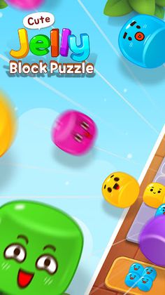 Jelly Block Puzzle: Funny Face - Screenshot 1