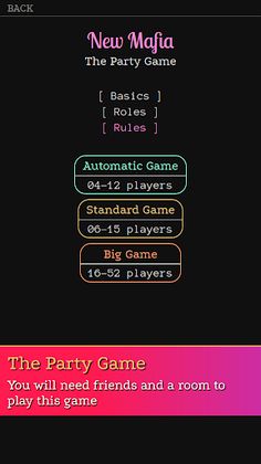 New Mafia. The Party Game - Screenshot 1