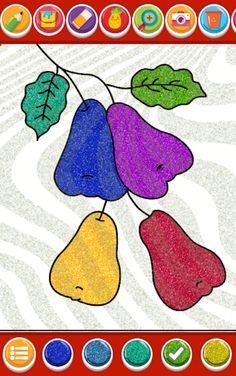 coloring fresh fruit - Screenshot 1
