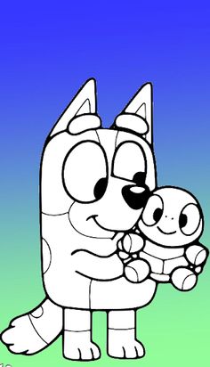 bluey bingo coloring games - Screenshot 2