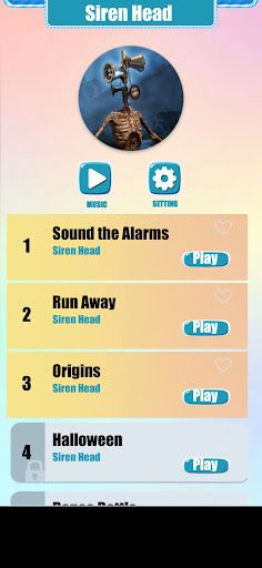 Siren Head Music Tiles Game - Screenshot 1